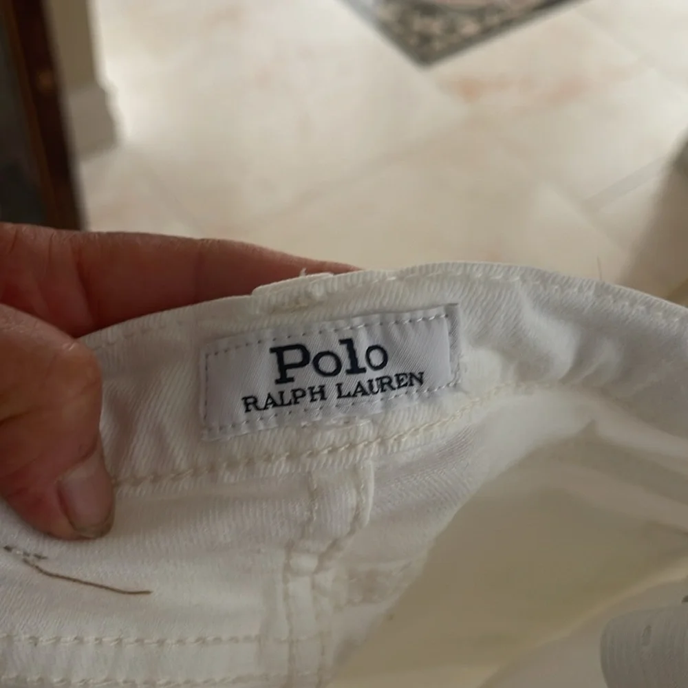 Ralph Lauren white denim boy’s jeans